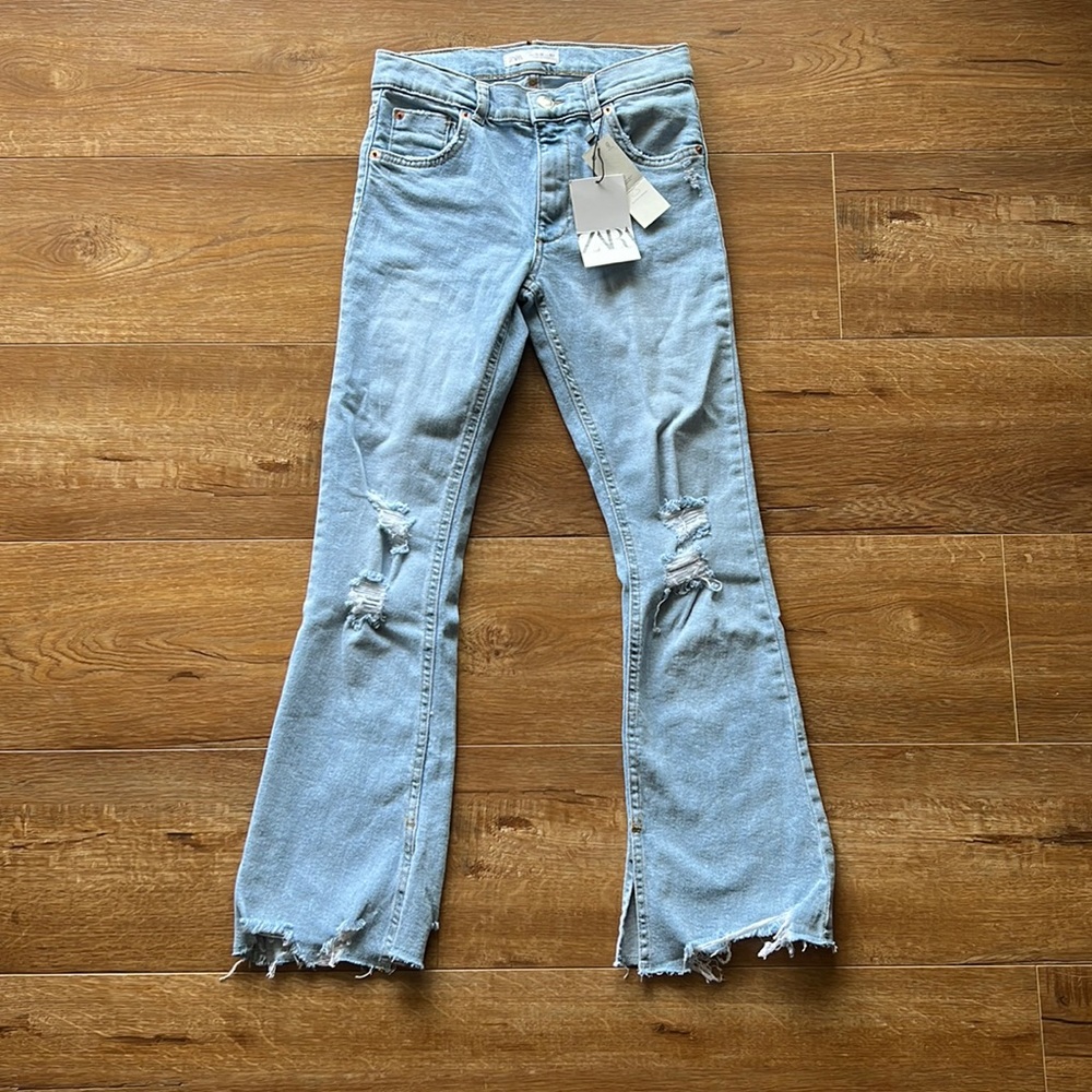NWT Adorable Girls Zara Jeans Size 11-12